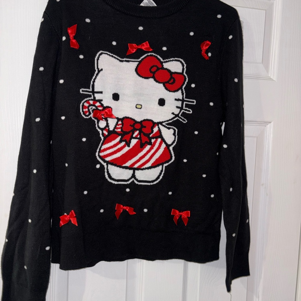Urban Planet Black Sweater with Red Details
